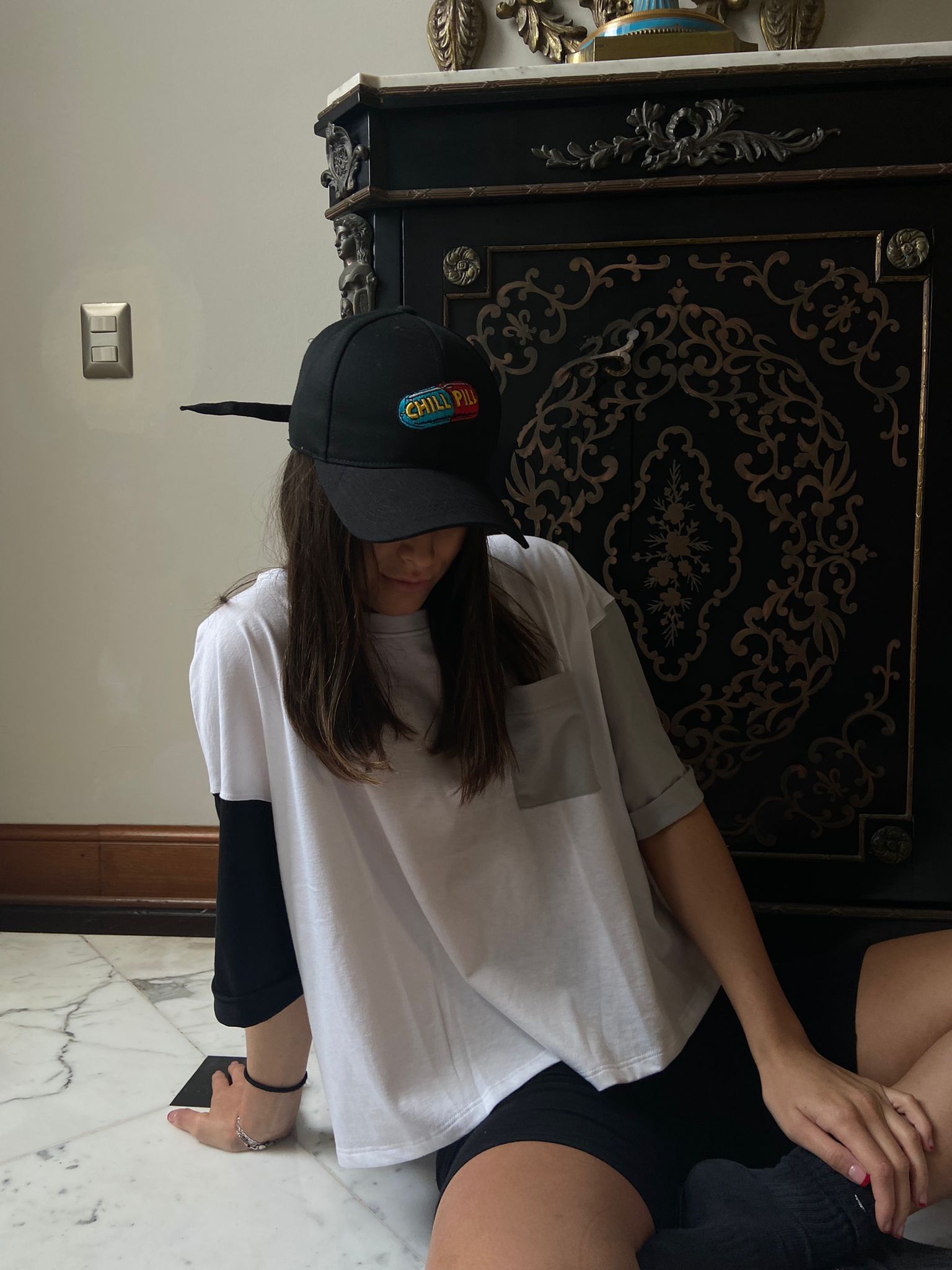POLO BLACK WHITE GREY