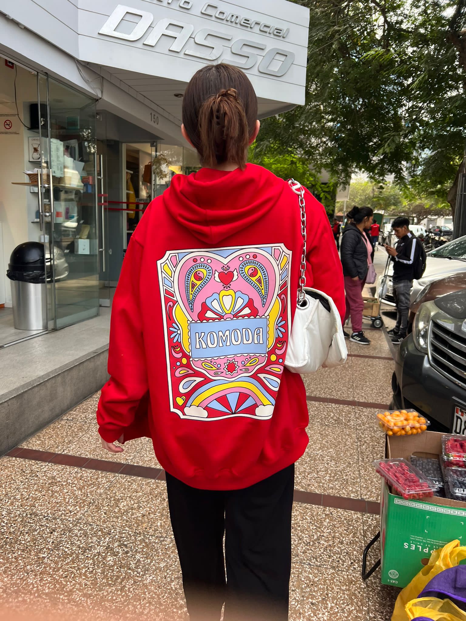 Hoddie zipper red