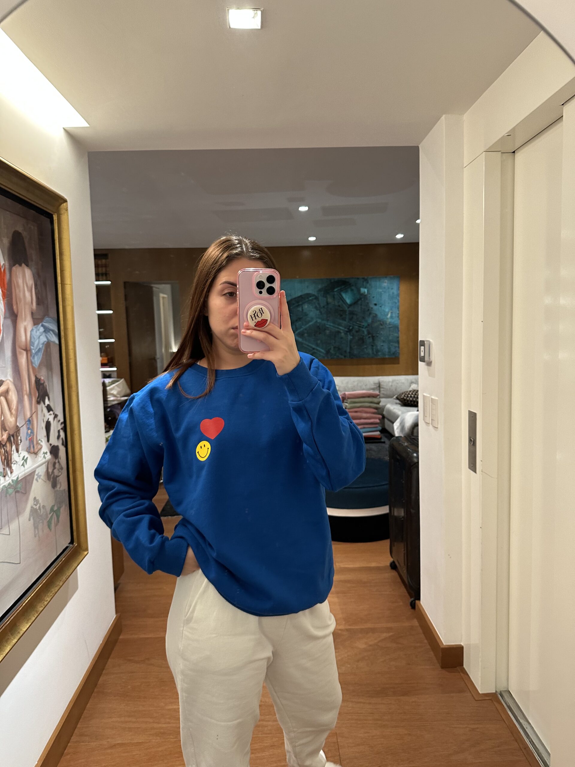 CREWNECK ENJOY AZUL