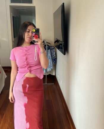 FALDA PINK MESH