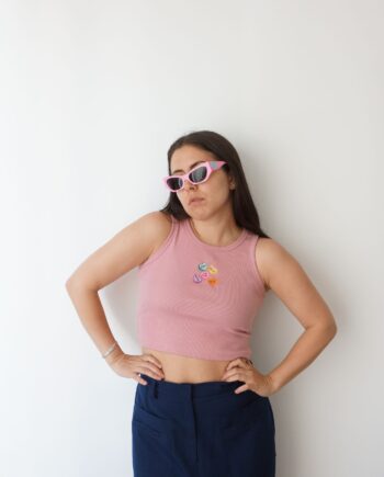 TOP CORAZONES ROSADO