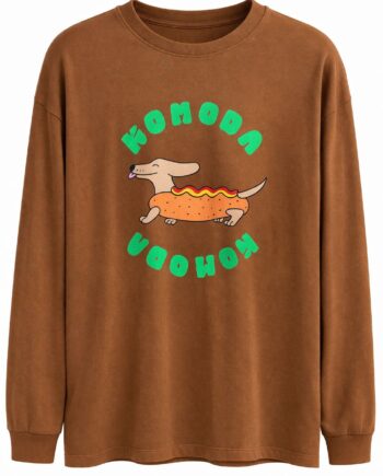 KOMODA PERRO SALCHICHA MANGA LARGA MARRÓN