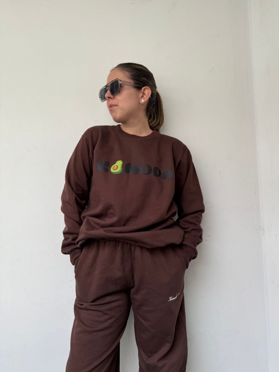 CREWNECK “PALTA” - MARRÓN
