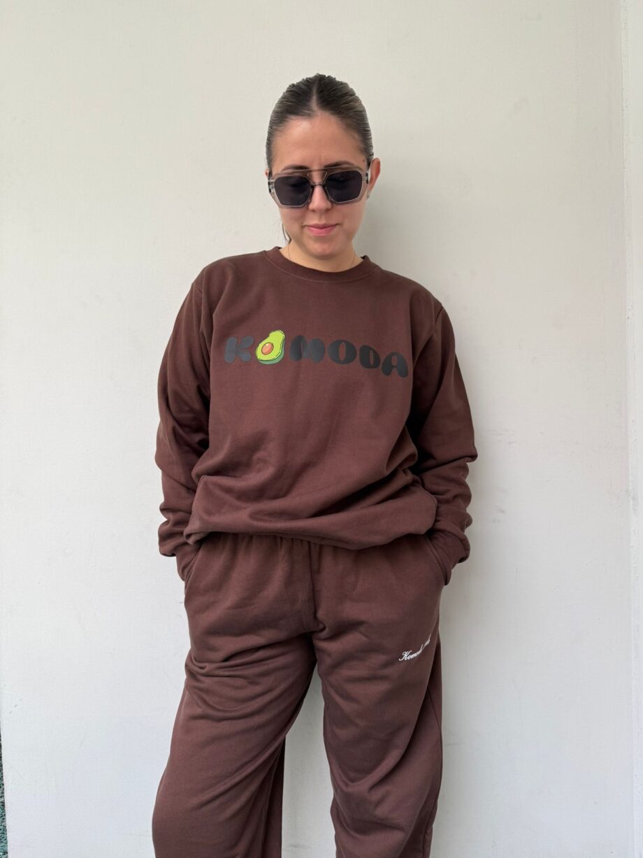 CREWNECK “PALTA” - MARRÓN - Imagen 2