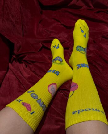 MEDIAS AMARILLAS ALTAS