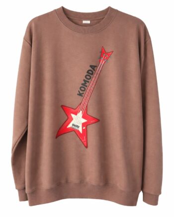 CREWNECK GUITAR MARRÓN