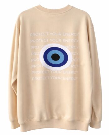 CREWNECK OJO TURCO CREMA