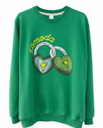 CREWNECK VERDE CANDADOS