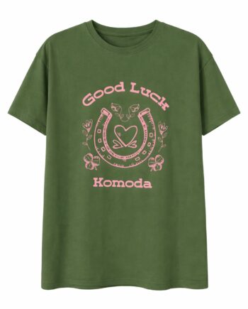 POLO VERDE "GOOD LUCK KOMODA"