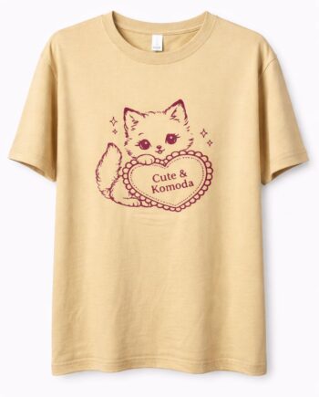 POLO CAT "CUTE & KOMODA" BEIGE