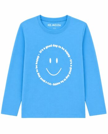 POLO CELESTE “IT’S A GOOD DAY TO BE HAPPY”